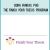 Dora Farkas, PhD – The Finish Your Thesis Program at Midlibrary.net