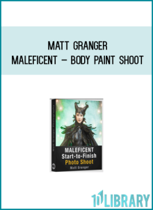 Matt Granger – Maleficent – Body Paint Shoot at Midlibrary.net