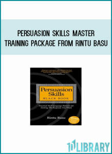 Persuasion Skills Master Training Package from Rintu Basu at Midlibrary.com