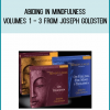 Abiding in Mindfulness Volumes 1 - 3 from Joseph Goldstein at Midlibrary.com
