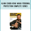 Krav Maga Personal Protection is a fantastic six DVD set that spans six belt levels (from yellow to black), covering punches, strikes, kicks from the guards, 360-degree defense tactics, gun defenses, improvised weapons, falls, rolls, grab counters, sweeps, throws, chokes, working in the guard, joint locks, knife defenses, kicks, third-party protection, grenade disarms, the Z lock, tai sabaki, police locks, vital-point attacks and real-world scenario simulations.