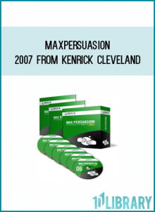 MaxPersuasion 2007 from Kenrick Cleveland at Midlibrary.com