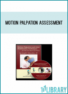 Motion Palpation Assessment and Joint Mobilization Treatment Techniques for the Low Back and Pelvis from Joseph Muscolino at Midlibrary.com