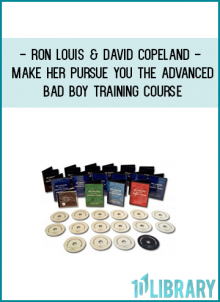 The DVD program “Make Her Pursue You” is an Advanced Bad Boy Training Course from Ron Louis and David Copeland of the dating company “How to Succeed with Women”.