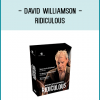 David Williamson is a hilarious, entertaining and one-of-a-kind performer! Not only my favorite magician to watch but his ideas, teaching abilities and skill level are just as amazing! An investment in magic you can't afford to pass up!