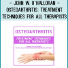   Osteoarthritis is the most common joint disorder in the United States