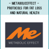 his program is essentially a virtual ME education center where you get consistent access to new fat loss programs and coaching from our coaches. It is a one-stop shop for everything Metabolic Effect.