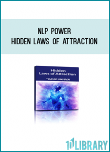 At Long Last, David Snyder Reveals His Ultimate Method for Manifestation & the Law of Attraction. With Hidden Laws of Attraction, You Can Bring the Luck of the Universe to Your Doorstep and Make Your Life a Waking Dream of Abundance, Love, & Success.