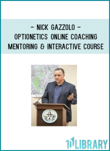 Optionetics – Online Coaching, Mentoring & Interactive Course – Nick Gazzolo – 13 DVDs