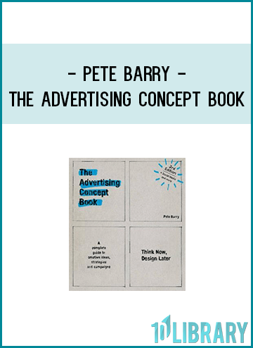 This is the third edition of the highly successful Advertising Concept Book. As well as substantially expanded chapters on interactive