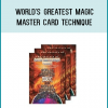 Master Card Technique Volume 1-3 (World's Greatest Magic) - DVD