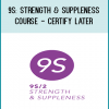 9S:Strength & Suppleness is a high-level course designed to make you rethink strength and suppleness training from a foundational level. While we use these forms of training to change the periphery of the body, every rep of every exercise is ultimately based on brain function. Understanding this at a deeper level can help you make every rep your clients perform more precisely targeted to both their strength and suppleness needs and their goals. *package discounts available When you register and pay for 9S: Strength & Suppleness you will get access to: Full Course Recording Course manual Course PowerPoint Archived course- full recording* Research Archive Video libraries- course specific** Live attendance at an in-person at no additional cost Reattend the live course for free, for life! Access to future updated material *9S courses with current archives: Speed The Next Evolution Sustenance Strength Structure **Video Libraries: Strength- ACM Video Manual Structure- Assessment Video Library Skill & Style- Sports Video Library NOTE: R-Phase and I-Phase are required before purchasing this course.