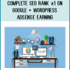 This my course “SEO Training = Google Traffic Secrets + Earning From Adsense ” covers the Major Four Sections in my Course