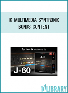 IK Multimedia Syntronik Bonus Content
