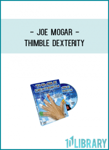 Thimble Dexterity is a landmark work on magic with regular thimbles, and a must-have for any serious student of sleight-of-hand.