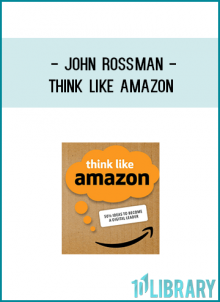 offers insight into the latest technologies, e-commerce marketing, online culture, and IoT disruptions that only an Amazon insider would know. If you want to compete and win in the digital era, you have to Think Like Amazon