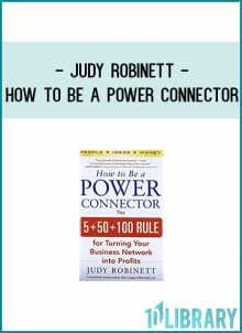 "In the C-Suite or in your personal life everything comes down to the quality of your relationships. Judy's book helps you attract and maintain the relationships that will get you what you want most. Be a super connector now!" -- JEFFREY HAYZLETT, TV host and bestselling author of Running the Gauntlet