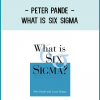 Peter Pande - What is Six Sigma