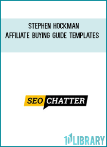 Stephen Hockman – Affiliate Buying Guide Templates