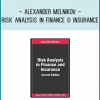 Melnikov’s covering mathematical approaches to risk analysis in both markets in a consistent manner. –Christian Bluhm, Credit Suisse, Zurich, Switzerland