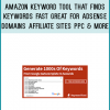 Now you can tap potentially unlimited markets with this easy but effective keyword tool!!!