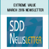Extreme Value March 2016 Newsletter