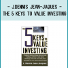 J.Dennis Jean-Jaques - The 5 keys to Value Investing