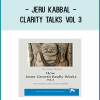 These talks are also available as audio downloads and written copies on www.clarityproject.de