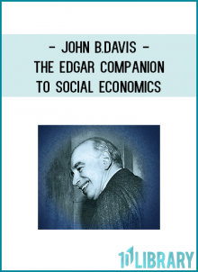 John B.Davis - The Edgar Companion to Social Economics