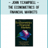 John Y.Campbell - The Econometrics of Financial Markets