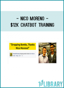 Nico Moreno - $12K Chatbot Training