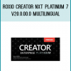 Roxio Creator NXT Platinum 7 v20.0.00.0 Multilingual