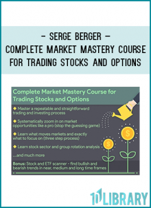 The Complete Market Mastery Course for Trading Stocks & Options is one of the most comprehensive courses we offer.