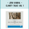 This is a collection of original talks of the psychologist and mystic Jeru Kabbal