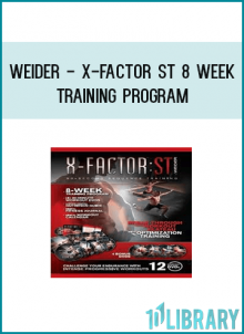 Weider - X-Factor ST 8 Week Training Program