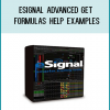 eSignal Advanced GET Formulas Help Examples