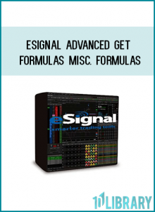 eSignal Advanced GET Formulas Misc. Formulas