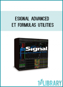 eSignal Advanced GET Formulas Utilities