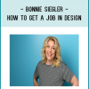 Bonnie helps you understand what's important and what's not important when it comes to landing a design job.