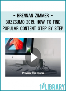 **PLEASE NOTE** This course is not sponsored or affiliated with BuzzSumo in anyway.