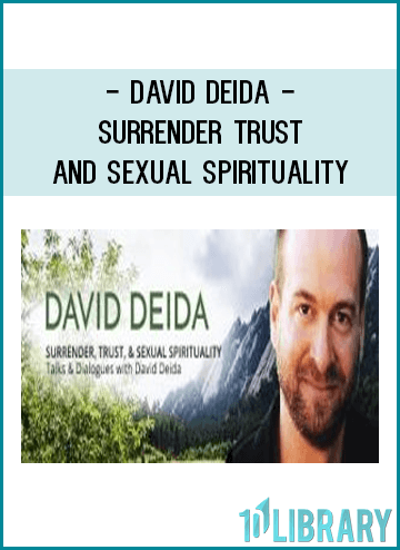 Join us on Friday evening for an opening talk from David Deida.