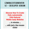 EzMobileSiteGenerator V2 – Developer Version