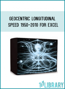 Geocentric Longitudinal Speed 1950-2010 For Excel