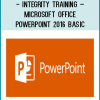 develop and deliver effective presentations using Microsoft Office PowerPoint 2016.