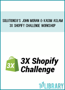 Solutions8’s John Moran & Kasim Aslam – 3x Shopify Challenge Workshop at Midlibrary.net