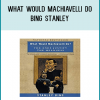 A sly send-up of the successful What Would Jesus Do? books, here is a satisfyingly mean, light-hearted approach to business success - the Machiavellian way.