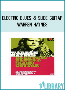Warren Haynes, of the Allman Brothers Band, has also enjoyed an outstanding solo career as a bluesman. On this great DVD he covers a wide range of blues and slide skills and techniques, including phrasing, vibrato, string bending, and soloing as well as mixing major and minor scales, using space, and looking for blue notes within intervals. An intense and rewarding blues lesson guaranteed to improve your playing! Includes a new introduction by Jeff Golub. Jeff began his career as guitarist for rocker Billy Squier. He has recorded numerous solo CDs and is a highly valued session player and sideman, having worked with such artists as Peter Wolf, John Waite, Tina Turner, Vanessa Williams, and Rod Stewart. You'll never miss a note! You see the music and the tablature on screen as it's being played! All right- and left-hand techniques are shown in close up and with helpful split-screen effects to make learning easy. Also includes: Artist biography, selected discography, suggested listening, booklet with music examples, and more. 1 hour, 28 minutes. Languages: English, French, German, Italian, Spanish