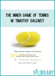 With more than 800,000 copies sold since it was first published thirty years ago, this phenomenally successful guide has become a touchstone for hundreds of thousands of people. Not just for tennis players, or even just for athletes in general, this handbook works for anybody who wants to improve his or her performance in any activity, from playing music to getting ahead at work. W. Timothy Gallwey, a leading innovator in sports psychology, reveals how to