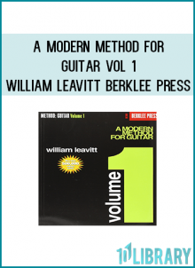 (Berklee Methods). The beginning-level book of this comprehensive method teaches a wide range of guitar and music fundamentals, including: scales, melodic studies, chord and arpeggio studies, how to read music, accompaniment techniques, special exercises for developing technique in both hands, a unique approach to voice leading using moveable chord forms, and more.