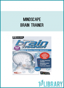 Mindscape Asia Pacific is excited to announce the release of Mindscapes Brain Trainer for PC. Brain training has become the new popular craze with experts from all industries claiming its benefits. Experts agree that spending 10 to 15 minutes a day on brain training work-out using simple exercises and puzzles can improve the skills needed to achieve greater success academically and in everyday life.